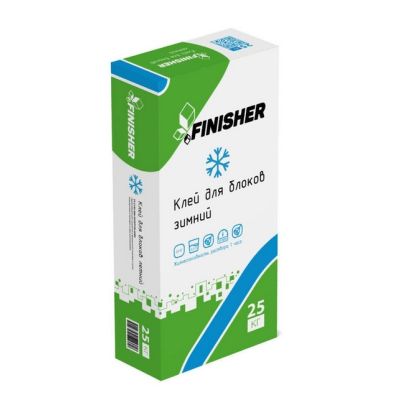 Клей для блоков Finisher Зима 25 кг в Москве