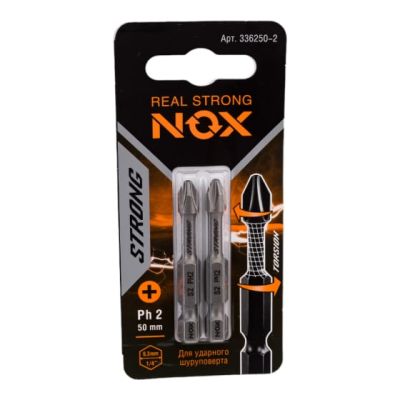 Бита PH 2х50 E 6,3 torsion "NOX STRONG" 336250-2 в Москве