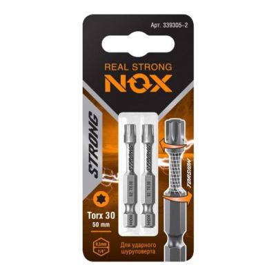 Бита TX-30-50 E 6,3 torsion "NOX STRONG" 339305-2 в Москве