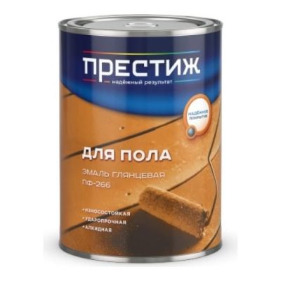 Эмаль ПФ-266 красно-коричневая 0,9 кг (14) Престиж в Москве