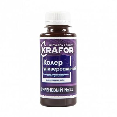 Колер универсальный №11 сиреневый 100мл (6/108) "Krafor" в Москве