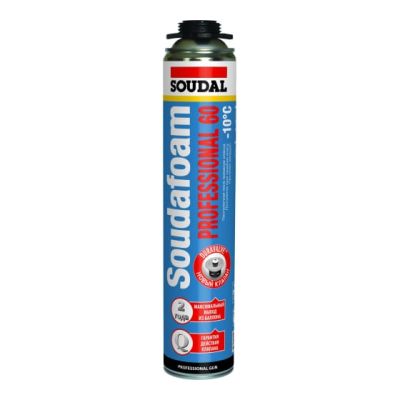 Пена Зимняя под пистолет SOUDAL Prof. 60л 12х750 мл 115002 в Москве