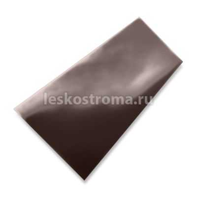 Лист гладкий 0,35 мм 2000*1250 Шоколадно-коричневый (RAL 8017) в Москве