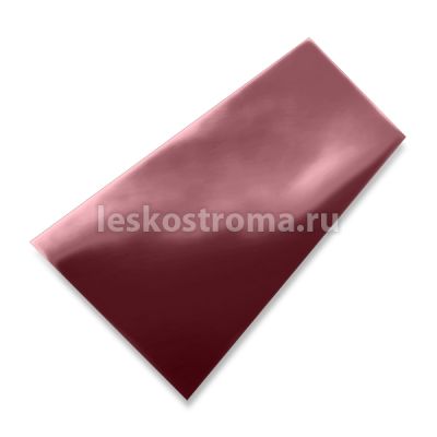 Лист гладкий 0,35мм 2000*1250 Винно-красный (RAL 3005) в Москве
