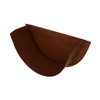 Заглушка желоба оц 0.50 (RAL 8017) в Москве