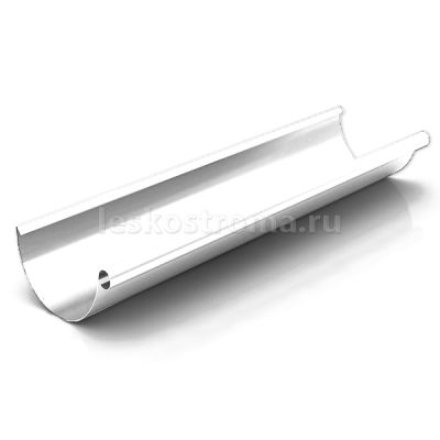 Желоб 1250 оц 0.50 (RAL 9003) двустор в Москве