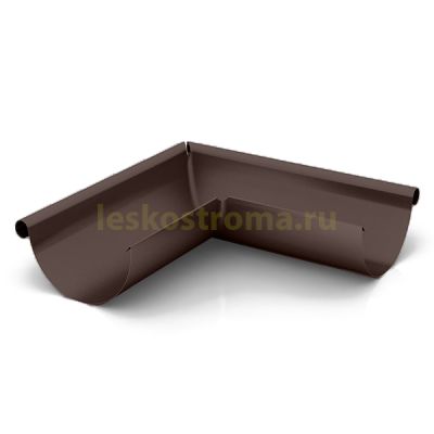 Желоб угловой наружний штамп оц 0.50 (RAL 8017) в Москве