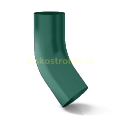 Колено штампованное сливное 100 оц 0.50 (RAL 6005) в Москве