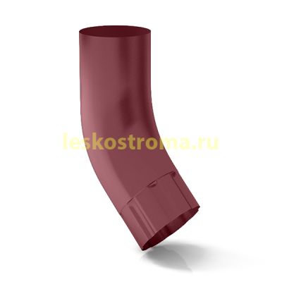 Колено штампованное трубы 100 оцинкованная 0.50 (RAL 3005) в Москве