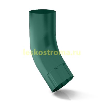 Колено штампованное трубы 100 оцинкованная 0.50 (RAL 6005) в Москве