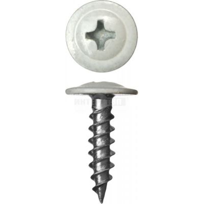 Саморез с прессшайбой острый 4,2*16 RAL (9003) ярко-белый в Москве